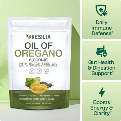 Resilia® Oil Of Oregano Softgels